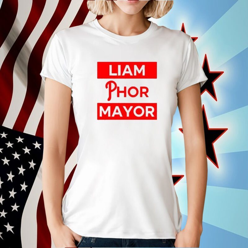 Philadelphia Phillies Taryn Hatcher Liam Phor Mayor Tee Shirt