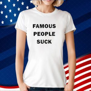 Travis Barker Famous People Suck Tee Shirt