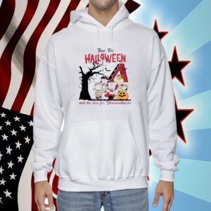 Peanuts Time For Halloween And The Love For Arizona Diamondbacks Logo TShirt