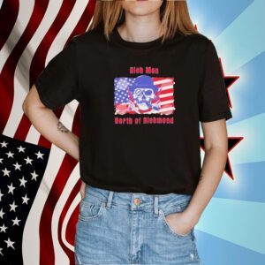 Skull Guns Rich Men North of Richmond American Flag TShirt