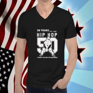50 Years Of Hip Hop 1973-2023 50th Thank You For The Memories Hip Hop TShirt