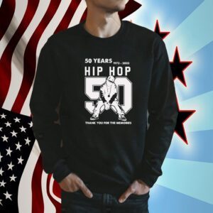 50 Years Of Hip Hop 1973-2023 50th Thank You For The Memories Hip Hop TShirt