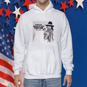 WWE Remembers WWE Hall Of Famer Terry Funk 1944-2023 Thank You For The Memories Tee Shirt