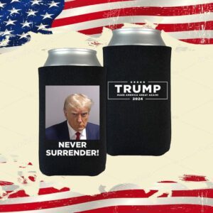 Trump 2024 Never Surrender Beverage Cooler
