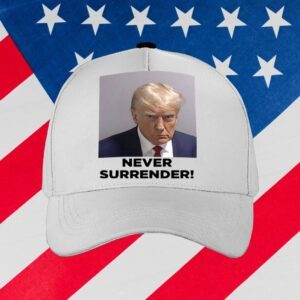 Donald Trump 2024 Never Surrender White Mug