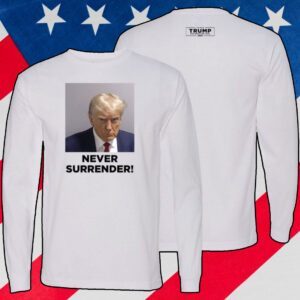 Donald Trump 2024 Never Surrender White Mug