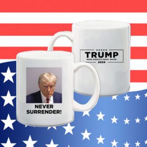 Donald Trump Never Surrender Beverage Cooler Black
