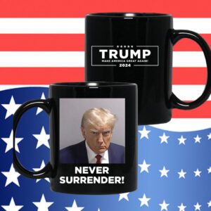 Donald Trump Never Surrender Beverage Cooler Black