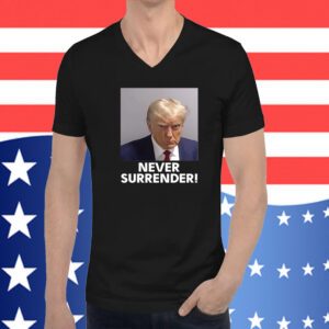Donald Trump Never Surrender Beverage Cooler Black