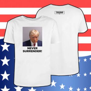 Donald Trump Never Surrender Beverage Cooler Black