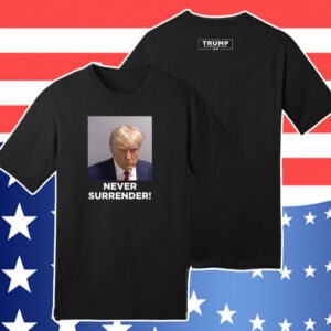 Donald Trump Never Surrender Beverage Cooler Black