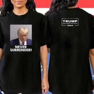 Donald Trump Never Surrender Beverage Cooler Black