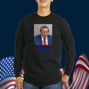 Trump Mugshot Re-Elect Cornpop One Bad Dude Shirts