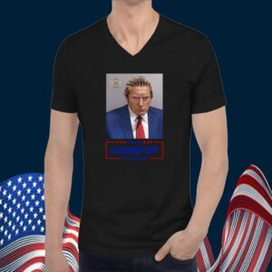 Trump Mugshot Re-Elect Cornpop One Bad Dude Shirts