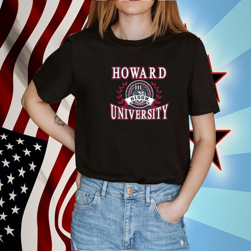 Howard University Bison Laurels T Shirt