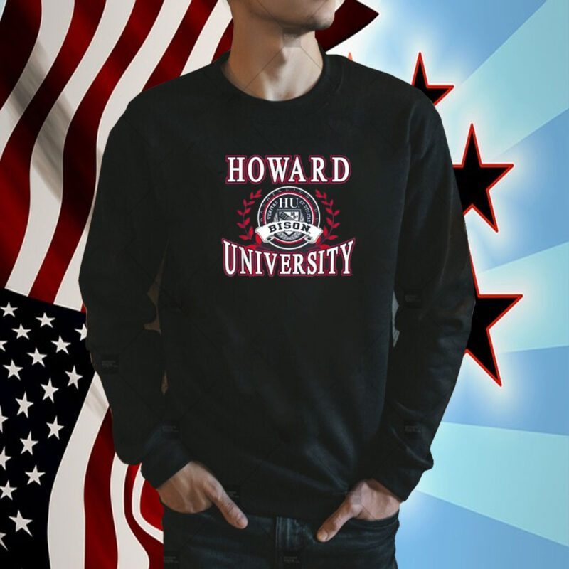 Howard University Bison Laurels T Shirt