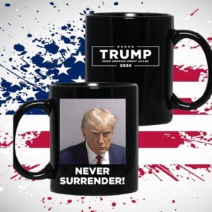 MAGA 47 Trump Never Surrender Mug
