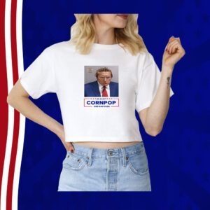 Trump Mugshot Re-Elect Cornpop One Bad Dude Sweatshirt