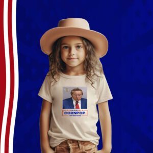 Trump Mugshot Re-Elect Cornpop One Bad Dude Sweatshirt