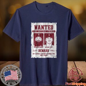 Bryson Stott & Brandon Marsh: Wanted for Daycare Crimes 2023 Shirt