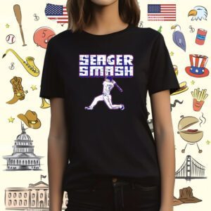 Corey Seager Smash Texas Baseball T-Shirt