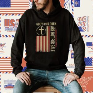 God's Children Are Not For Sale US Flag Shirt