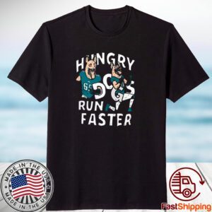 Lane Johnson And Chris Long Hungry Dogs Run Faster Philadelphia Eagles 2023 Shirt