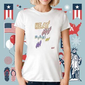 Miami Heat Mitchell Ness Hardwood TShirt