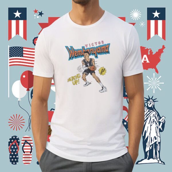 San Antonio Spurs Comic Book Victor Wembanyama Shirt