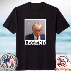 TRUMP MUGSHOT LEGEND President Trump 2024 Fulton Classic Shirt