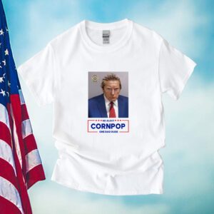 Donald Trump 2024 Mugshot Re-Elect Cornpop One Bad Dude Black Mugs