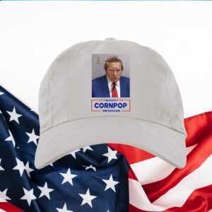 Donald Trump 2024 Mugshot Re-Elect Cornpop One Bad Dude Hat Cap