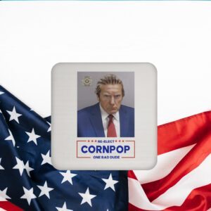 Donald Trump 2024 Mugshot Re-Elect Cornpop One Bad Dude Hat Cap