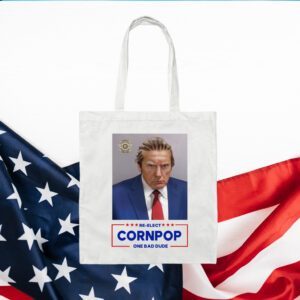 Donald Trump 2024 Mugshot Re-Elect Cornpop One Bad Dude Hat Cap