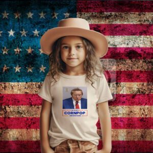 Donald Trump 2024 Mugshot Re-Elect Cornpop One Bad Dude Hoodie T-Shirt