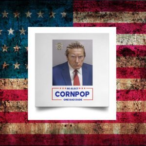 Donald Trump 2024 Mugshot Re-Elect Cornpop One Bad Dude Hoodie T-Shirt