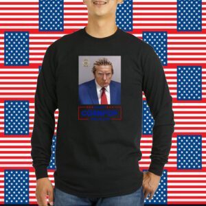 Donald Trump 2024 Mugshot Re-Elect Cornpop One Bad Dude Poster