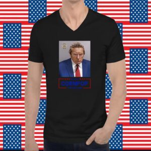 Donald Trump 2024 Mugshot Re-Elect Cornpop One Bad Dude Poster