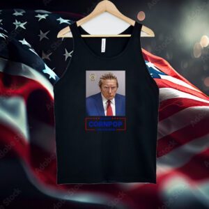 Donald Trump 2024 Mugshot Re-Elect Cornpop One Bad Dude Sleeveless Crop Shirt