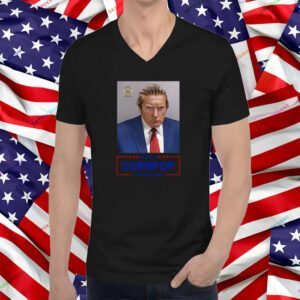 Donald Trump Mugshot Re-Elect Cornpop One Bad Dude Sticker