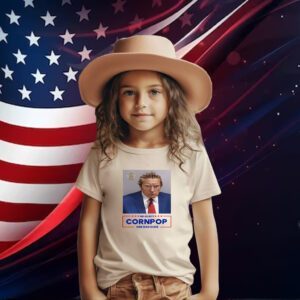 Donald Trump 2024 Mugshot Re-Elect Cornpop One Bad Dude Sweatshirts