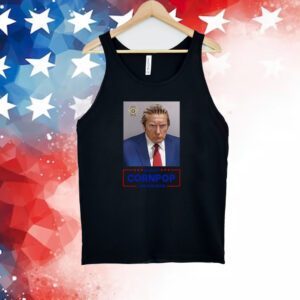 Donald Trump 2024 Mugshot Re-Elect Cornpop One Bad Dude V-neck T-Shirt