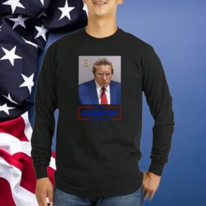 Donald Trump 2024 Mugshot Re-Elect Cornpop One Bad Dude White Mugs