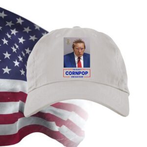 Donald Trump 2024 Mugshot Re-Elect Cornpop One Bad Dude Youth TShirt