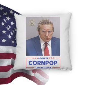 Donald Trump 2024 Mugshot Re-Elect Cornpop One Bad Dude Youth TShirt