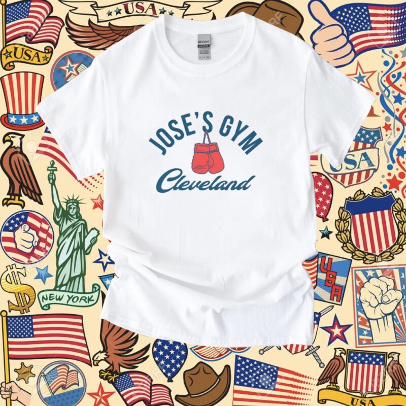 Jose Ramirez Joses Gym Gloves Cleveland T-Shirt