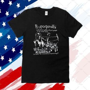 Propagandhi No Borders No Fences Tee Shirt