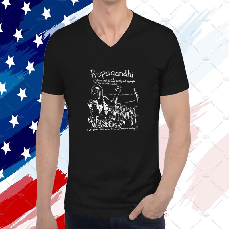 Propagandhi No Borders No Fences Tee Shirt