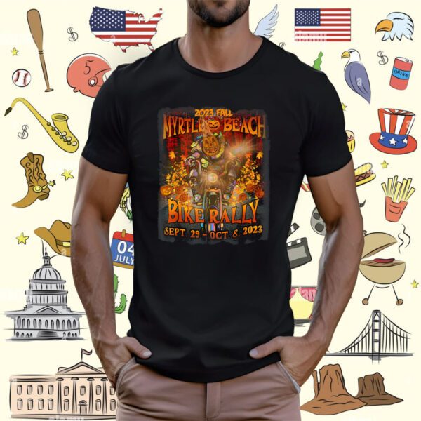 2023 MYRTLE BEACH BIKE RALLY FALL PUMPKIN RIDER T-Shirt