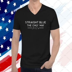 President Barack Obama Straight Blue The Only Way 2024 Tee Shirt